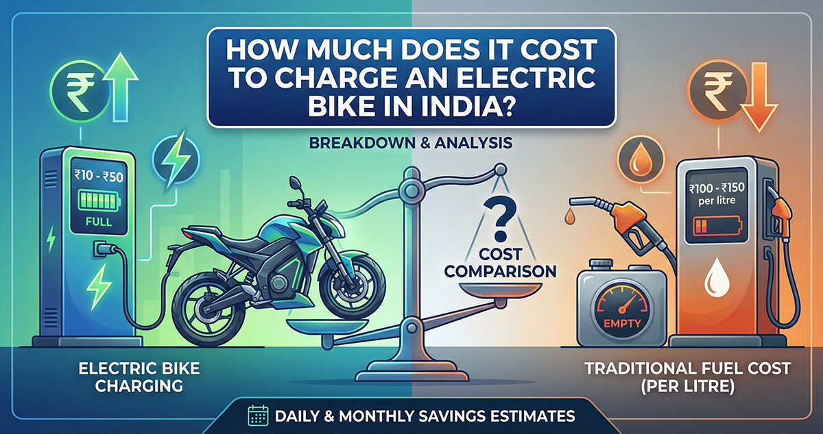 How Much Does It Cost to Charge an Electric Bike in India? Real-Life Charging Data