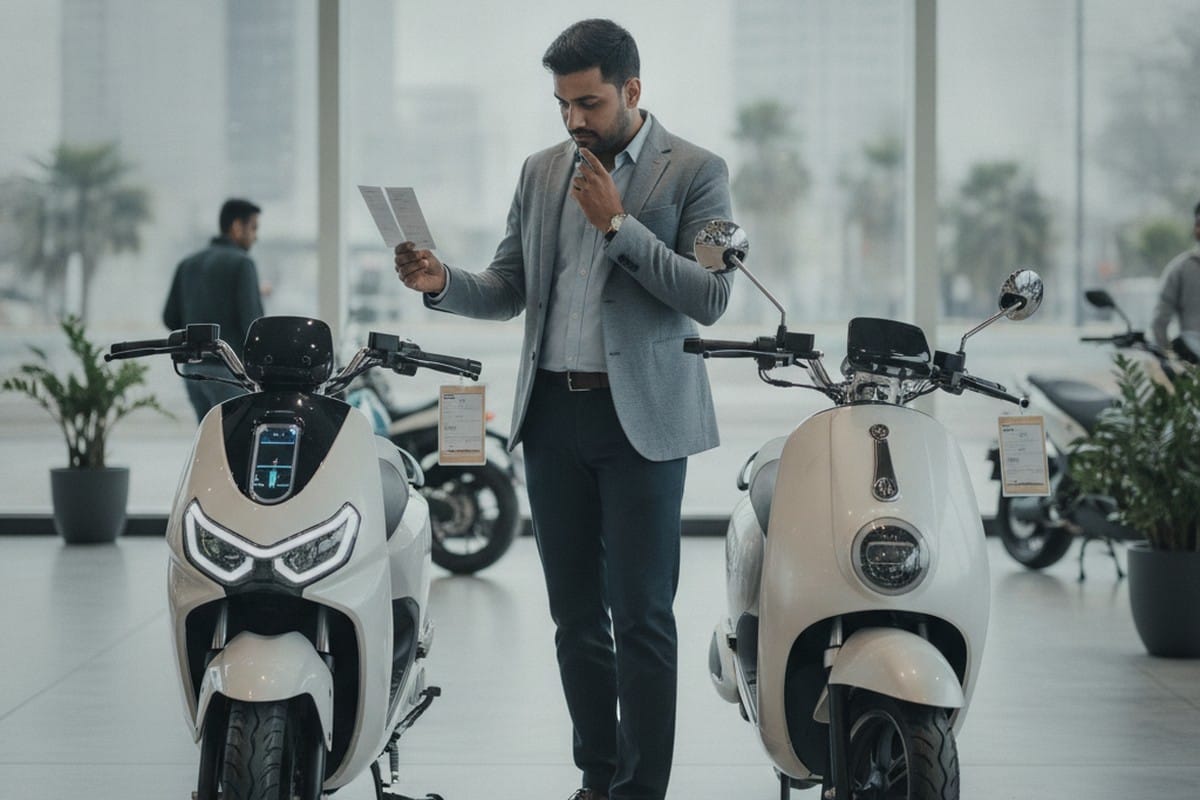 Comparing electric scooter depreciation and resale value in India