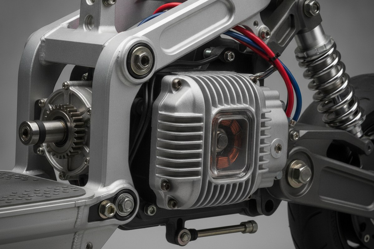 Electric scooter mid-drive motor technology comparison India