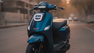 Elektree electric scooter parked on an Indian street — battery life, warranty, and replacement cost guide 2026