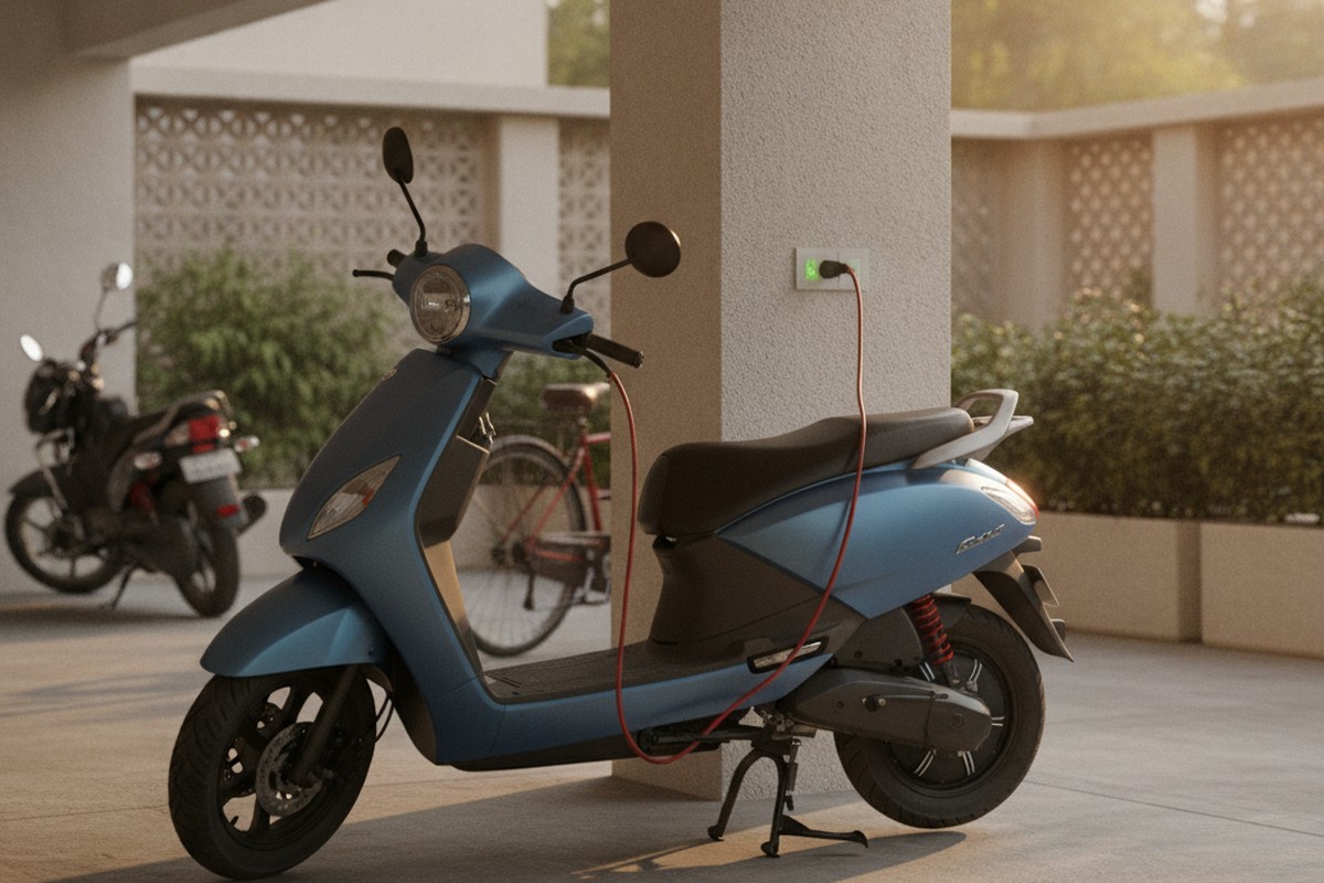 Elektree electric scooter home charging India