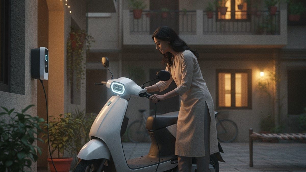 Electric scooter charging at home in India - battery health and replacement guide